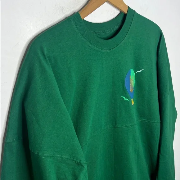 Wicked Emerald City Spirit Jersey Green Gold Glitter Universal Studios Small